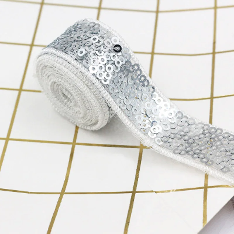 2 ярда/партия блестки для одежды 20 мм | Дом и сад