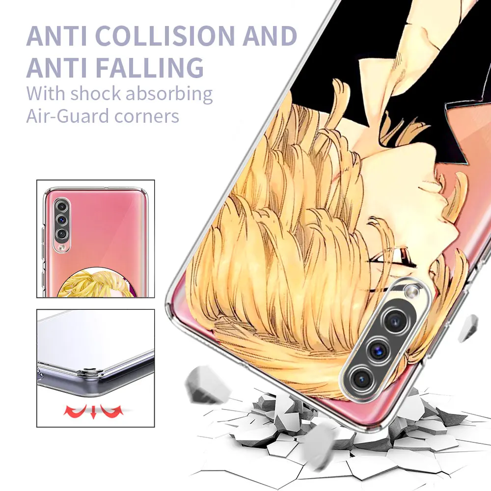 

Anime Tokyo Revengers Clear Phone Case for Samsung Galaxy A50 A51 A70 A71 A12 A21s A52 A31 A30 A10 A20e Tpu Hollow Soft Cover