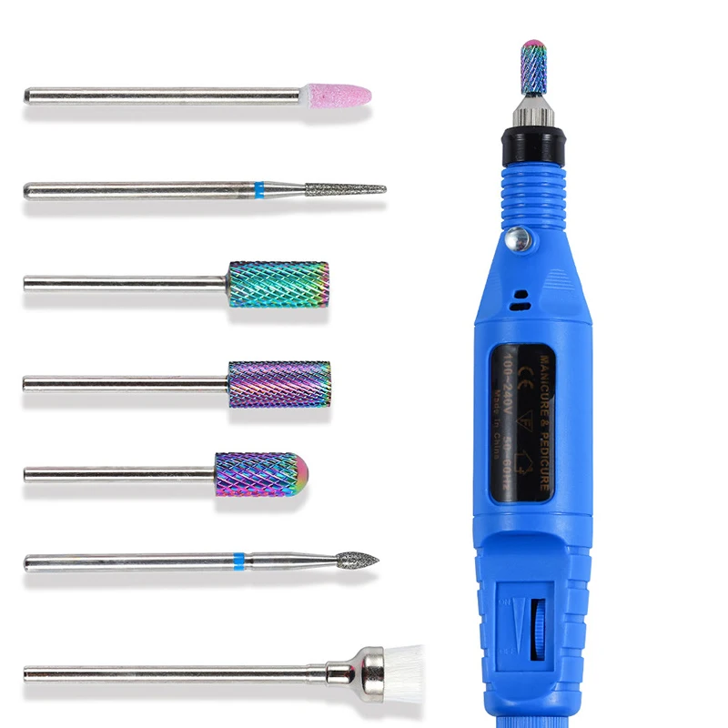 Профессиональный керамический сверло для ногтей набор маникюра аксессуары