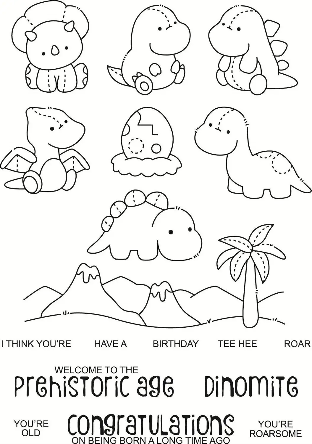 Прозрачные силиконовые штампы с животными 11 х16 дюймов | Дом и сад