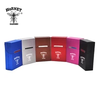 hornet aluminum cigarette case for cigarettes holder portable metal tobacco storage container gift box