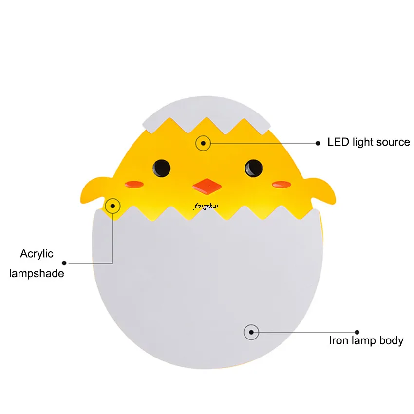 Светодиодный прикроватный светильник в скандинавском стиле с мультяшным