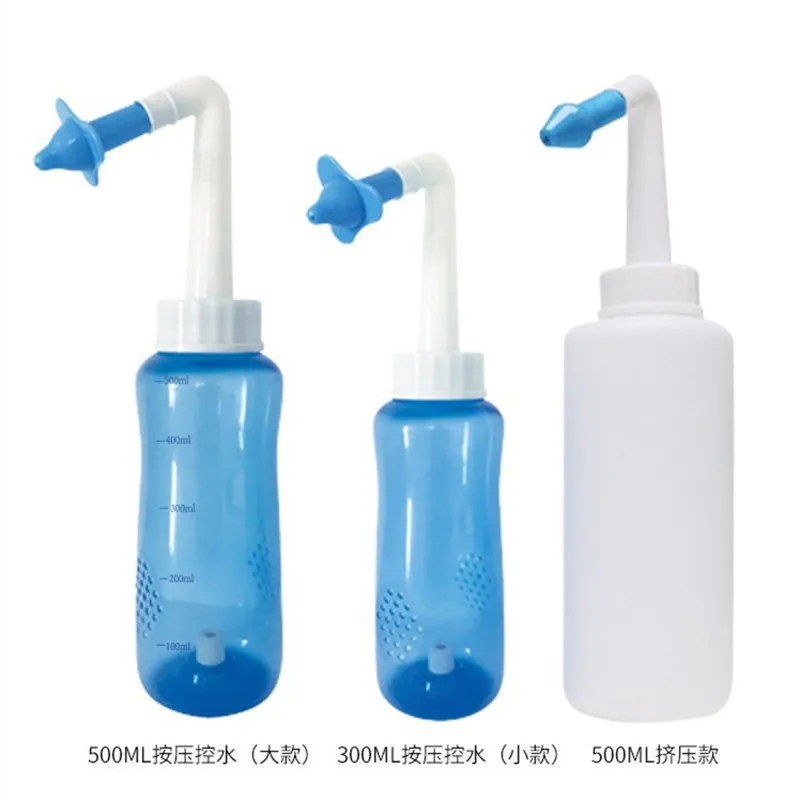 

2021 New Nose Protector Cleaning Bottle Sinusite Moistens Adults Children Care Avoid Allergic Rhinitis Neti Pot 300ML