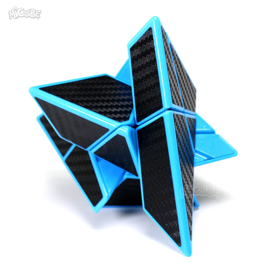 Lefun Ghost Pyramid Cube Ghostpyramid Magic Speed Puzzle Carbon Fiber Professional Educational Toys for Children Cubo Magico
