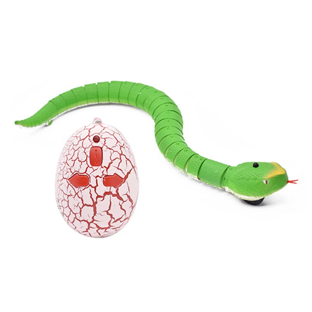 

Terrible Prank Toys Funny RC Snake Infrared Remote Control Egg Rattlesnake Rattlesnake Animal Children Funny Gift