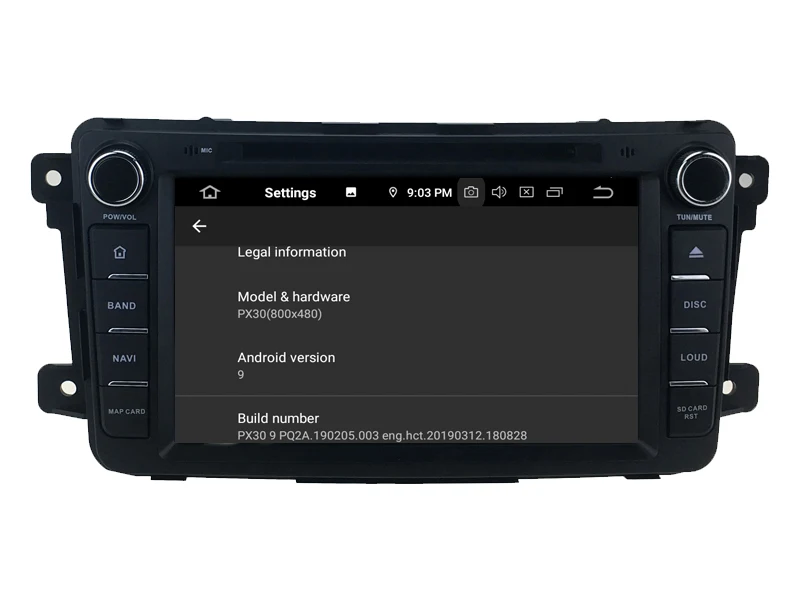AVGOTOP 2+ 16 ГБ/4+ 64 ГБ Android 9 Bluetooth gps автомобильный проигрыватель мультимедиа для MAZDA CX9 2009