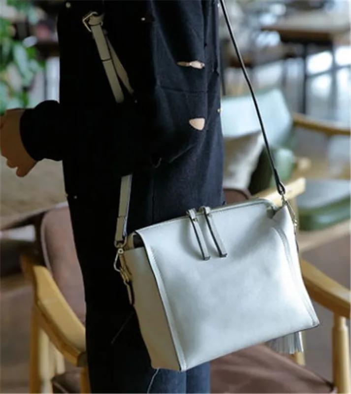 Cow Leather Bags For Women2019 Design Top Quality Real Shoulder Bag Classic | Багаж и сумки