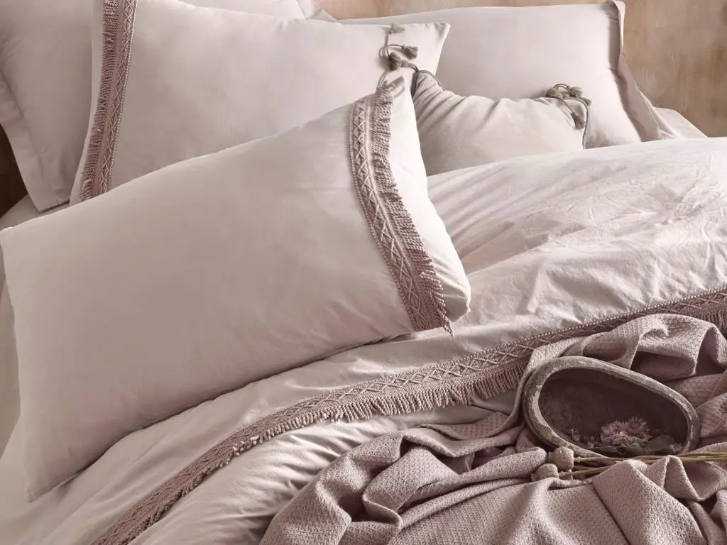 

Cottonbox Nature Pikeli Duvet cover set Double Personality Beige