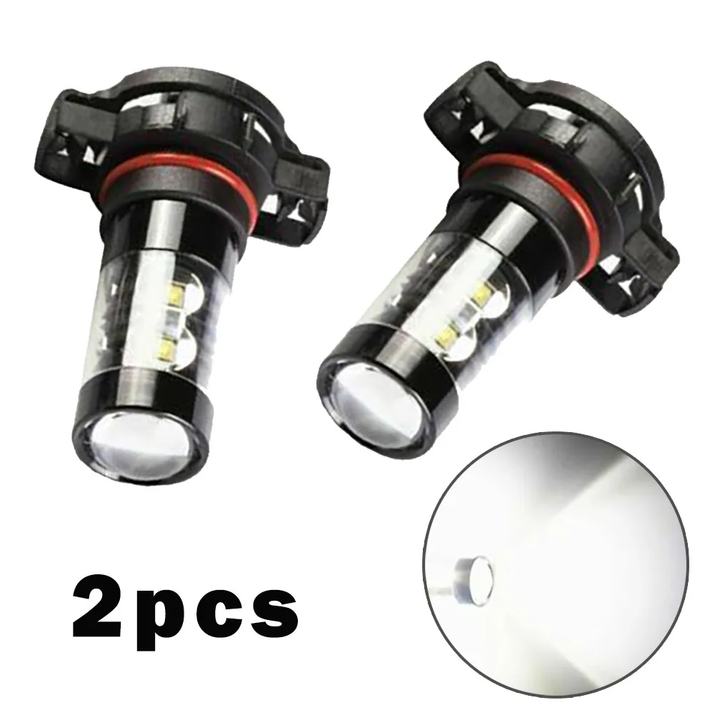 

100W LED Bulbs 6000K DC 12V DRL Fog Fog Lights For Chevy Camaro 2010-2013