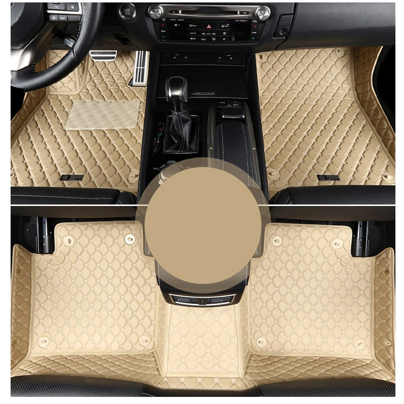 Lsrtw2017 аксессуары кожаные автомобильные коврики для lexus gs gs200 gs300 gs450h 2005- ковер