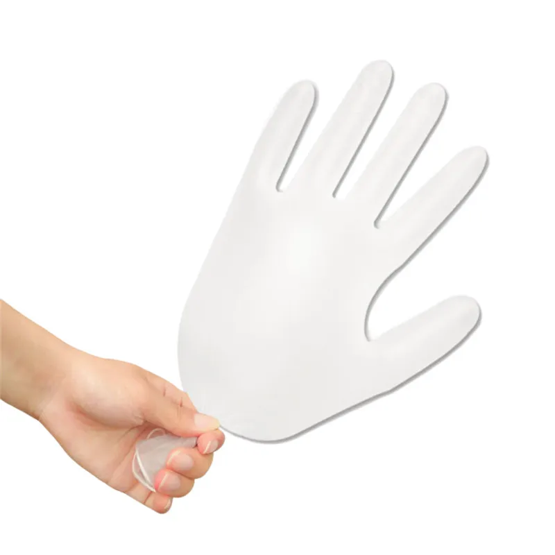 

100Pcs Disposable PVC Gloves Multifunction Transparent Waterproof For Housework Clean Kitchen Protective Safty Gloves