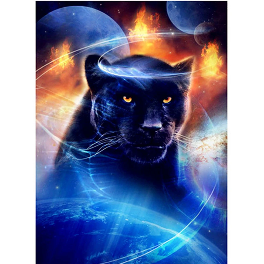 

5D Diy Алмазная вышивка, алмазная вышивка, ремесла, мозаика Пантеры, Алмазная мозаика, рисунок, рисунок FR788