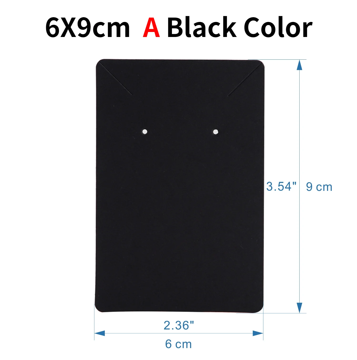 50 шт. Ожерелья, серьги, карты, сумка для упаковки ювелирных изделий, органайзер, картон, шпильки, бумажная карта, 6x9 см