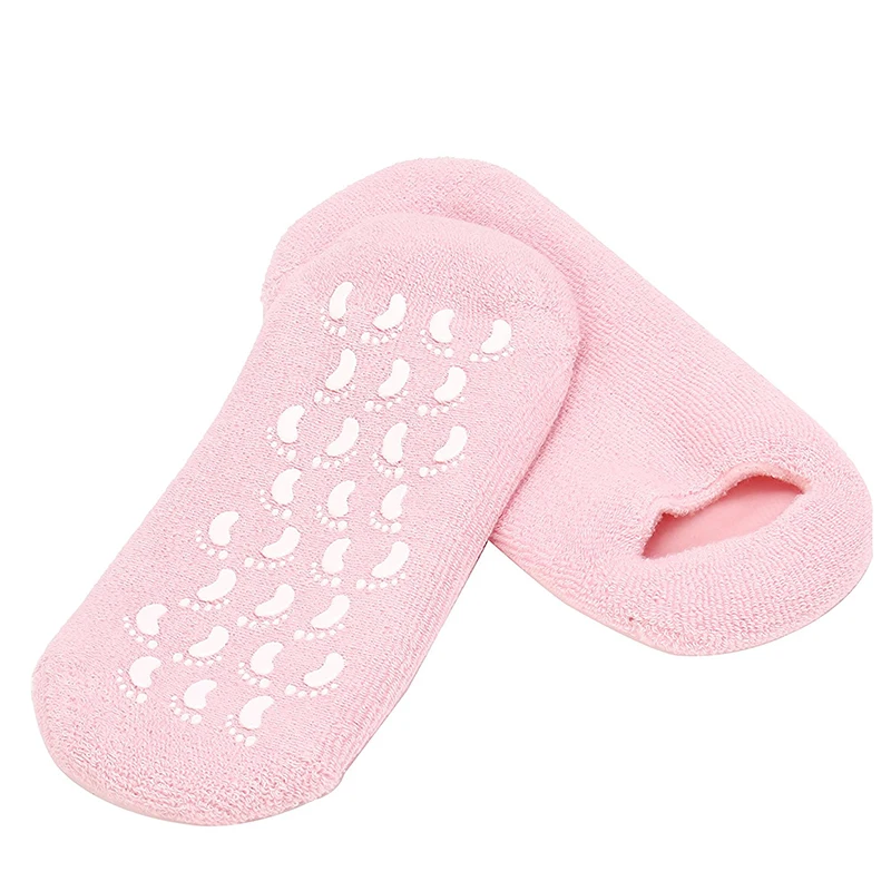 

2 pcs/pair Gel Moisturize Soften Repair Feet Cracked Skin Gel Sock Foot Care Tool Treatment Spa Sock