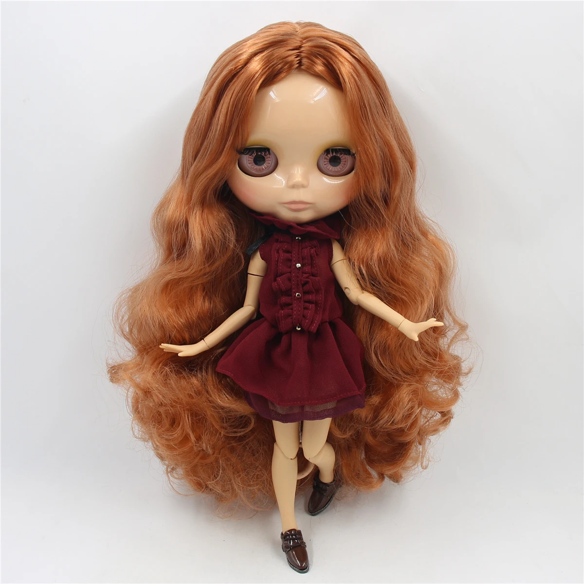 Ледяной DBS Blyth кукла 1/6 bjd загар кожа vermeil длинные волосы сустав тела 30 см игрушка |