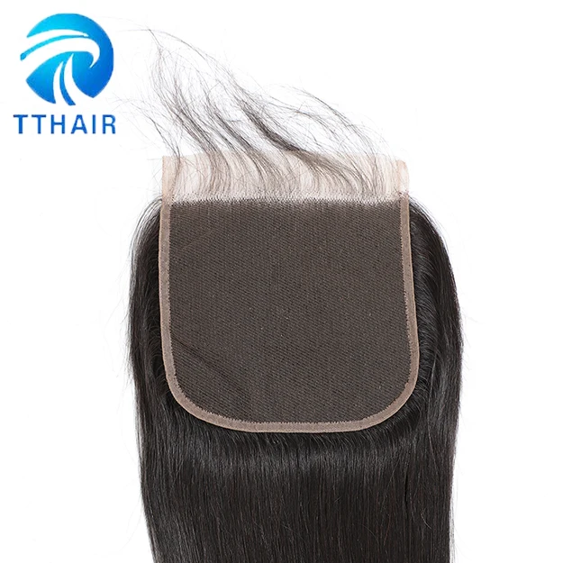 TTHAIR 5x5 синтетическое закрытие шнурка Remy бразильские прямые человеческие волосы закрытие естественного цвета с Детские волосы швейцарская шнуровка