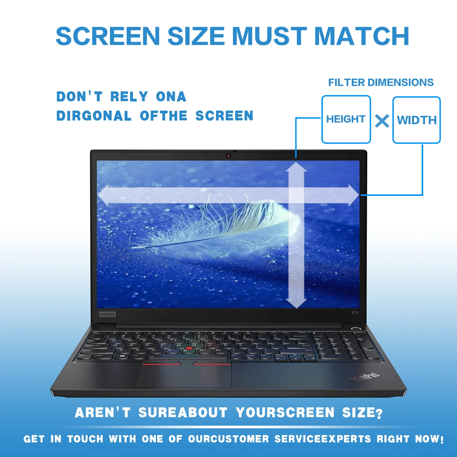 Антибликовая Защитная пленка для экрана 15 6 дюйма с фильтром широкоформатного