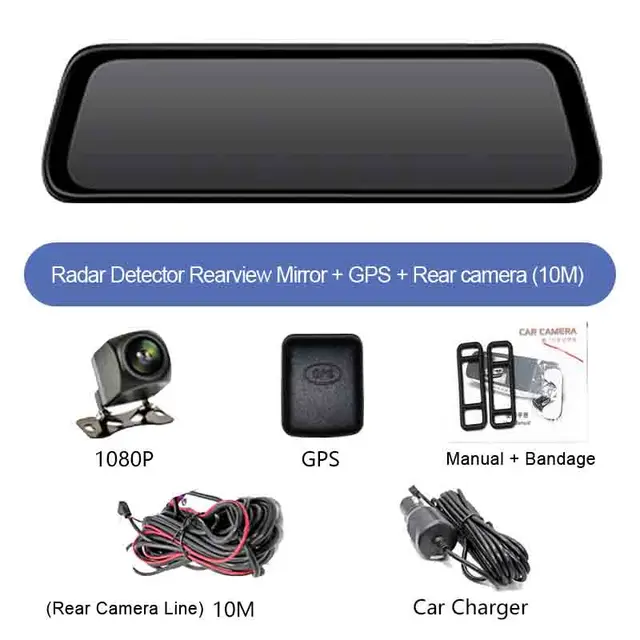 Addkey радар детектор зеркало 3 в 1 dash cam dvr рекордер с антирадаром инструкция