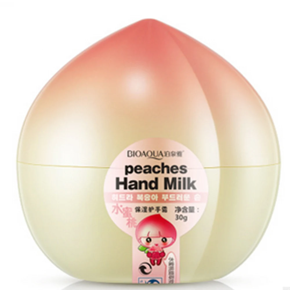 Фруктовый крем для рук персики/банан/манго антивозрастной увлажняющий