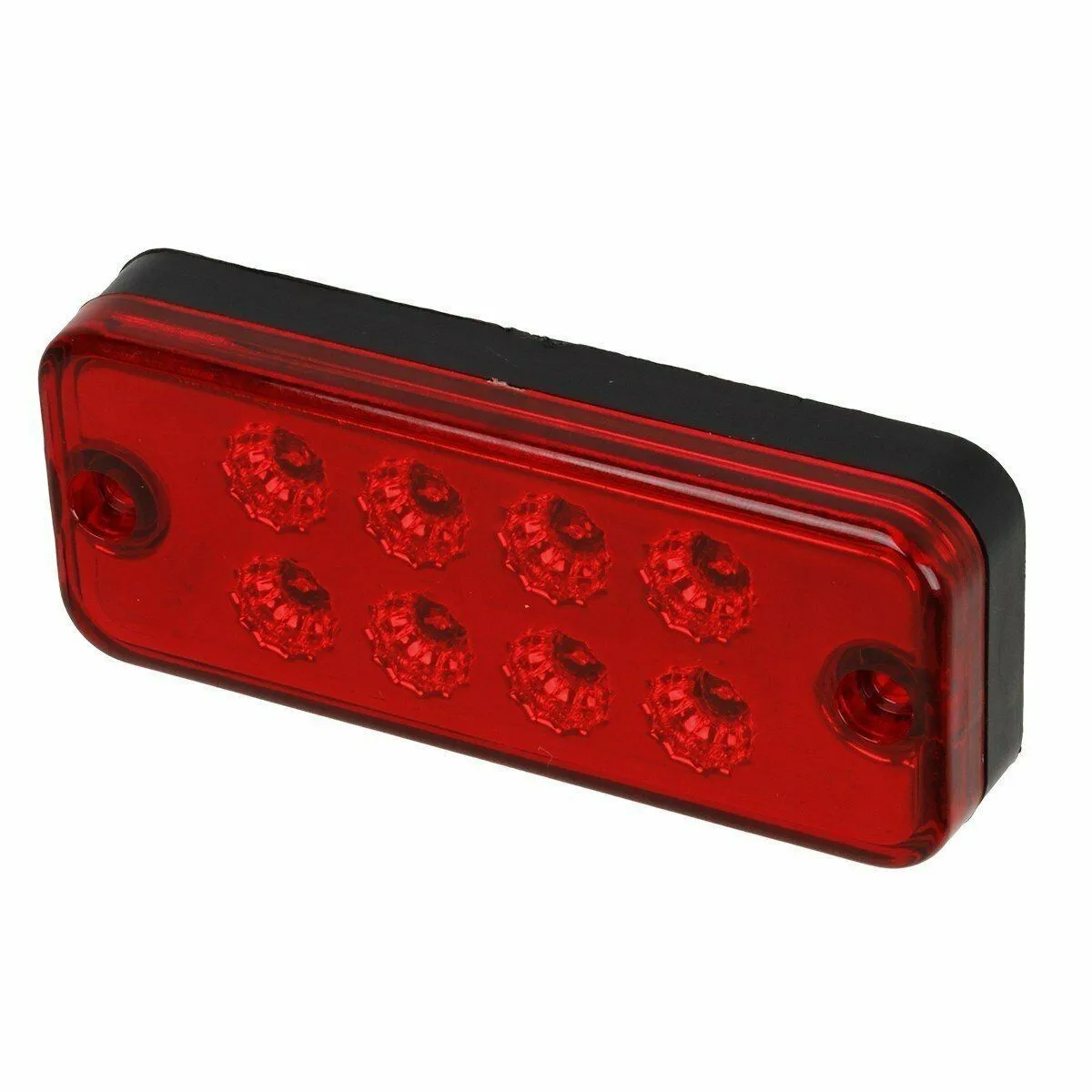 

Lamp Side Marker Lights Parts Red Truck Trailer Lorry Waterproof 12V-24V 8LED