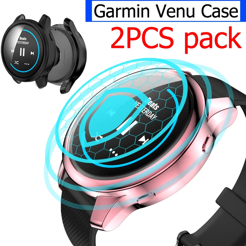 2 шт упаковка полный чехол TPU s для garmin venu смарт часов Чехол протектор оболочка