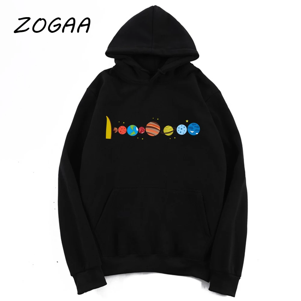 

Свитшот ZOGAA мужской утепленный, пуловер с капюшоном, Повседневная Уличная одежда в стиле Харадзюку, черный топ