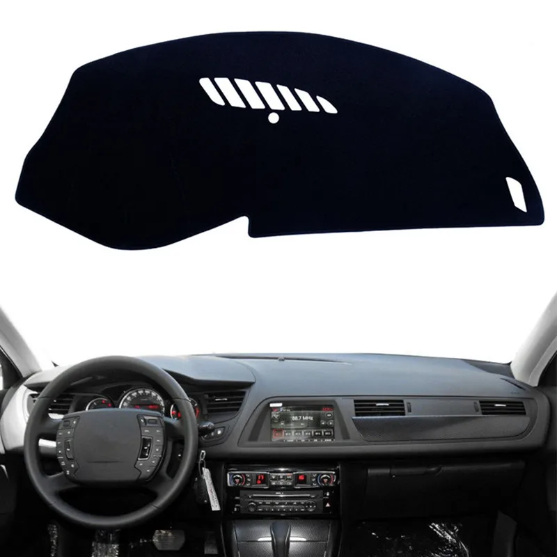 

Car Dashboard Cover Mat Pad Dash Sun Shade Instrument Carpet Accessories For Citroen C5 2008 2009 2010 2011 2012 2013 2014- 2017