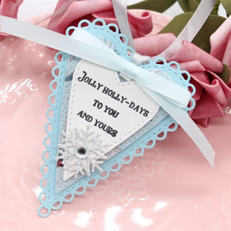Wonky строчки Prim Hearts Металлические трафареты для сделай сам Скрапбукинг/фотоальбом