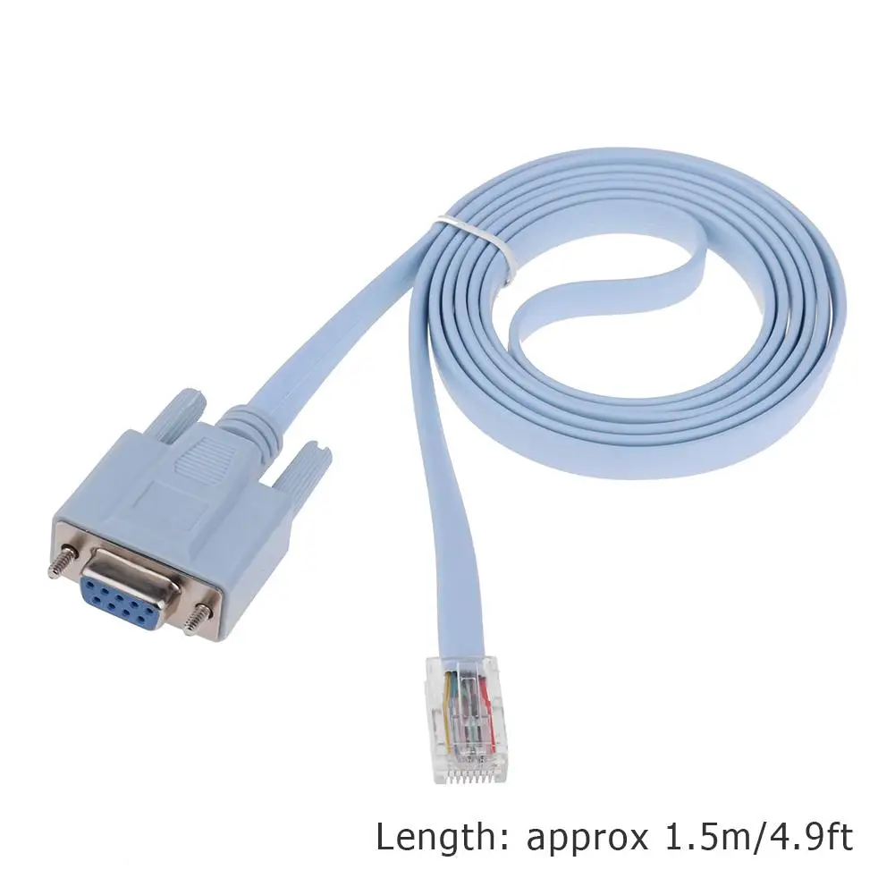 Кабель сетевой консоли RJ45 Male-DB9 Female кабель 1 5 м для адаптера