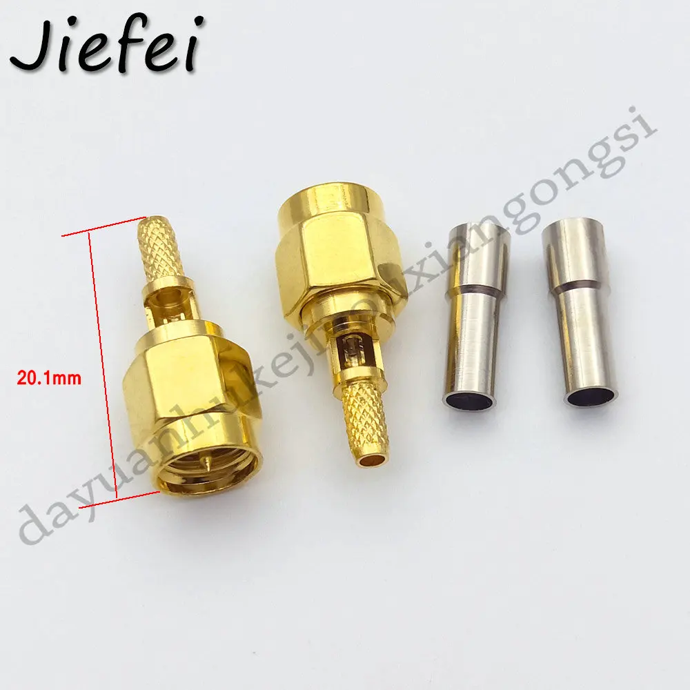 Из 2 предметов Высокочастотный коаксиальный адаптер RP SMA/SMA штекер Окно центр