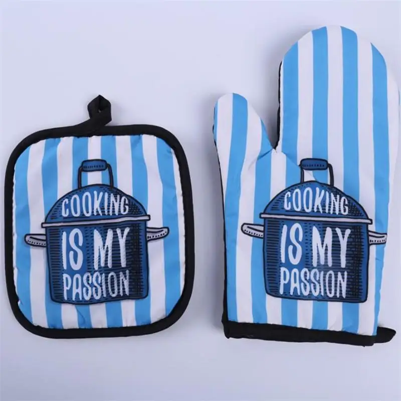 2 шт. Нескользящие хлопковые перчатки для микроволновой печи|Перчатки и рукава