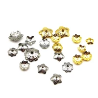 regelin 50pcslot goldsilver color 304 stainless steel end caps crimp bead for bead pearl diy making jewelry accessories