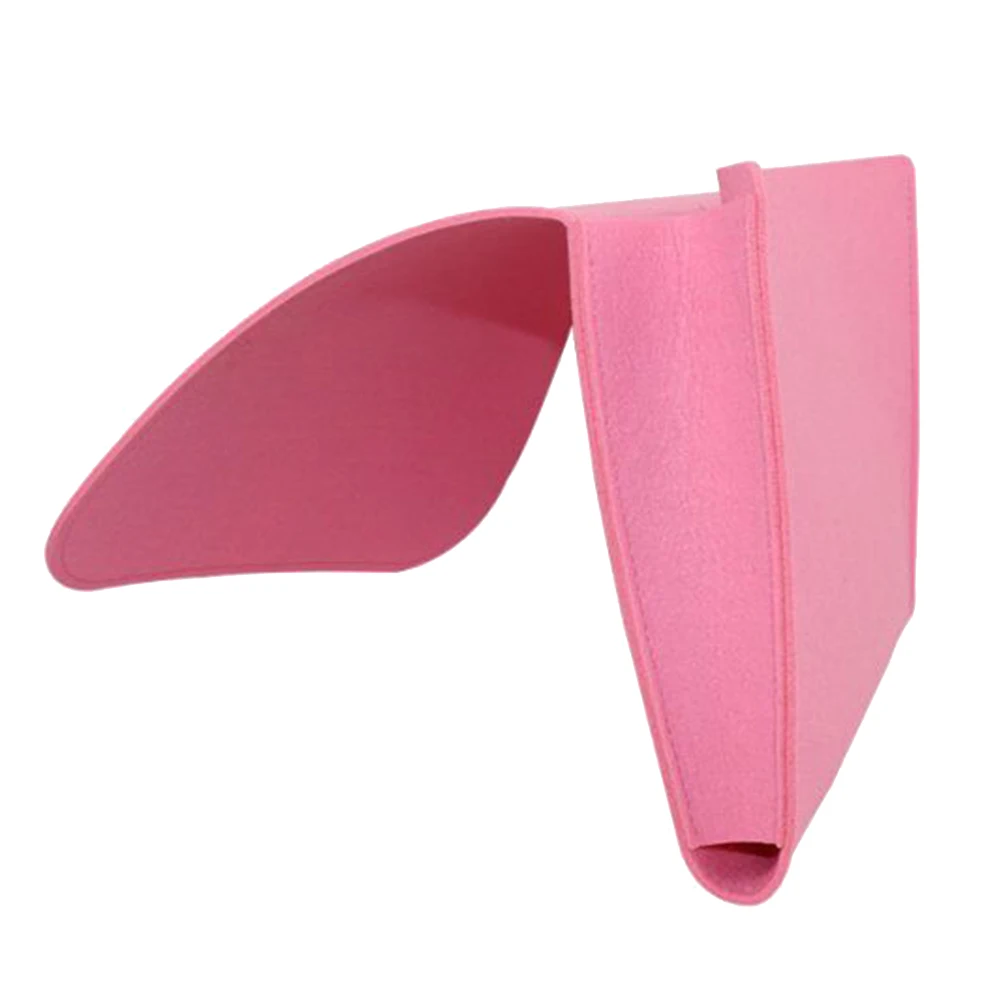 Pink With Hole Карман для кровати Органайзер прикроватная коробка войлочная кровать Органайзер Сумка карманы для организации планшета журнал мобильного телефона P7Ding - Цвет: Pink With Hole