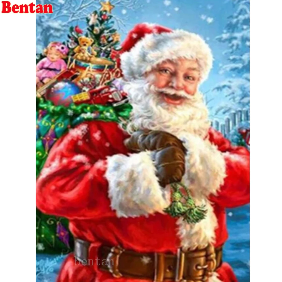 

Рождественский подарок Картина 5D Набор для алмазной живописи Кристалл разразы Бриллиантовая вышивка Новогодний подарок