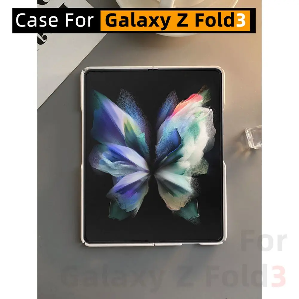 for samsung galaxy z fold3 casegalaxy z fold 3 5g case pc material with phone bracket free global shipping