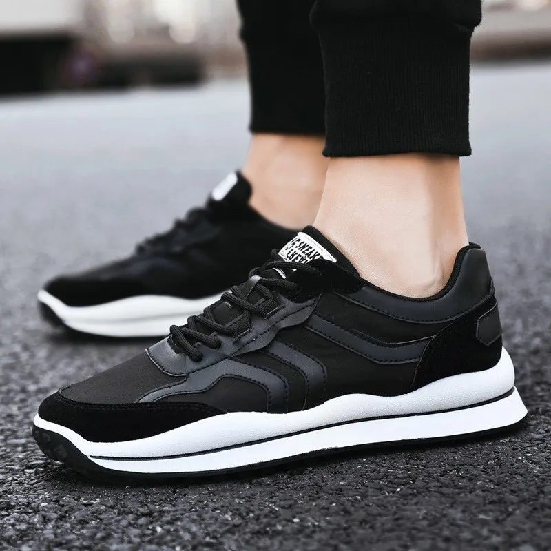 

Sneakers Mens Shoes New Casual Shoe for Men Grey Black White Sneakers Men Skateboard Shoe Flats Fashion Comfort Boys Sport Shoes