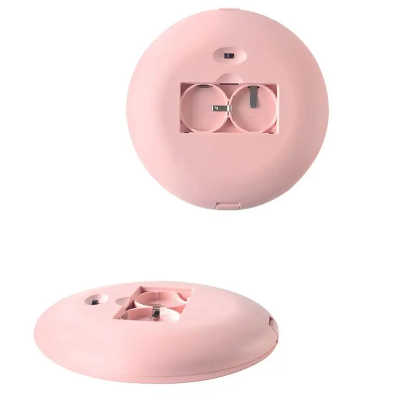 Светодиодный мини круговой косметическое зеркало с подсветкой складное 10X