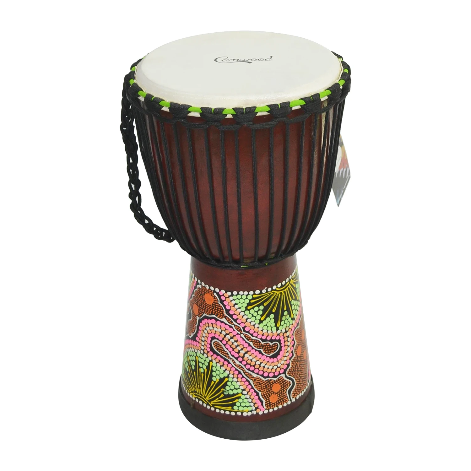 Деревянный Африканский барабан Camwood 8/10/12 дюймов Djembe ударный музыкальный