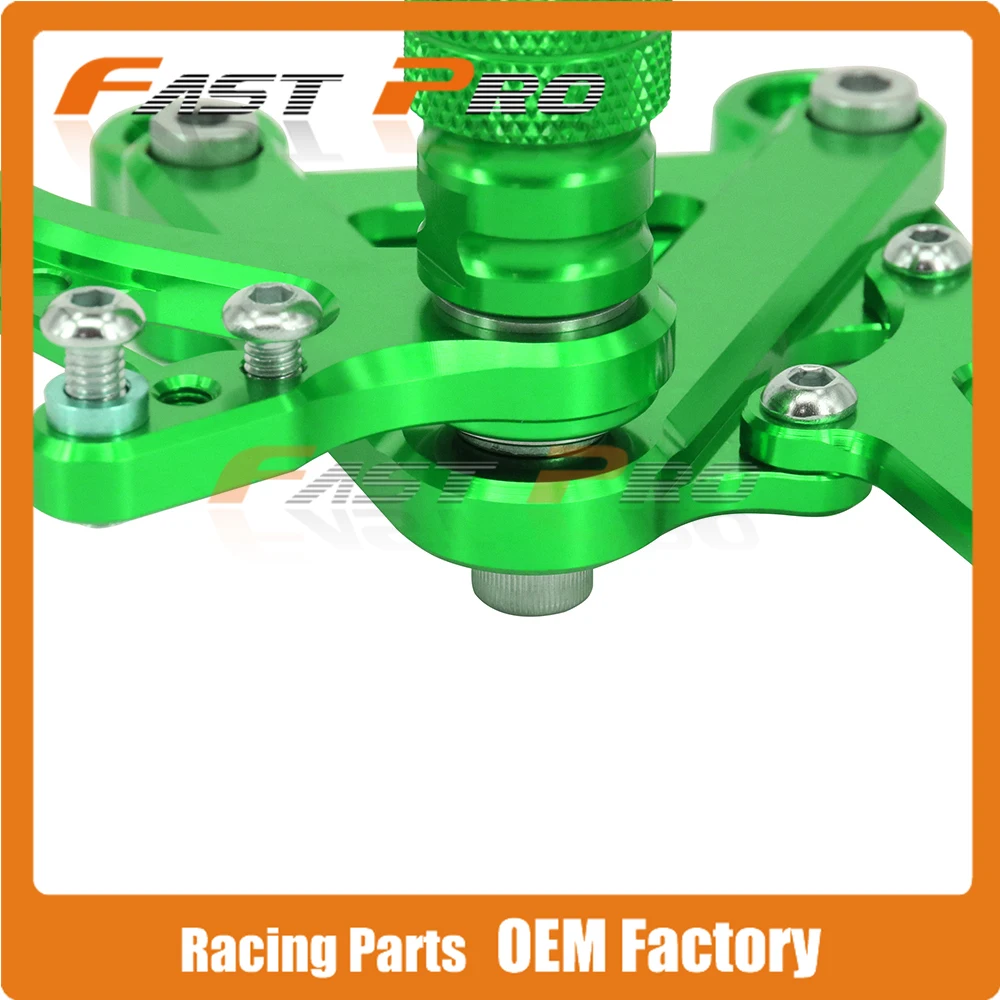 CNC Мотоцикл Регулируемые штифты для заготовки педали отдыха для KAWASAKI ZX6R ZX-6R ZX 6R 2003 2004 03 04