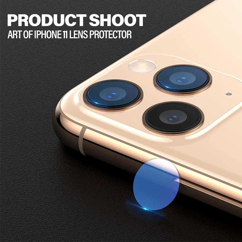 Твердое закаленное стекло 9H для защиты объектива камеры iPhone 11 Pro Max ультратонкое