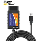 FORScan USB ELM327 V1.5 HSMS CAN переключатель OBD2 сканер для Ford Mazada Lincoln Mercury автомобильное кодирование PATS Программирование ELM 327