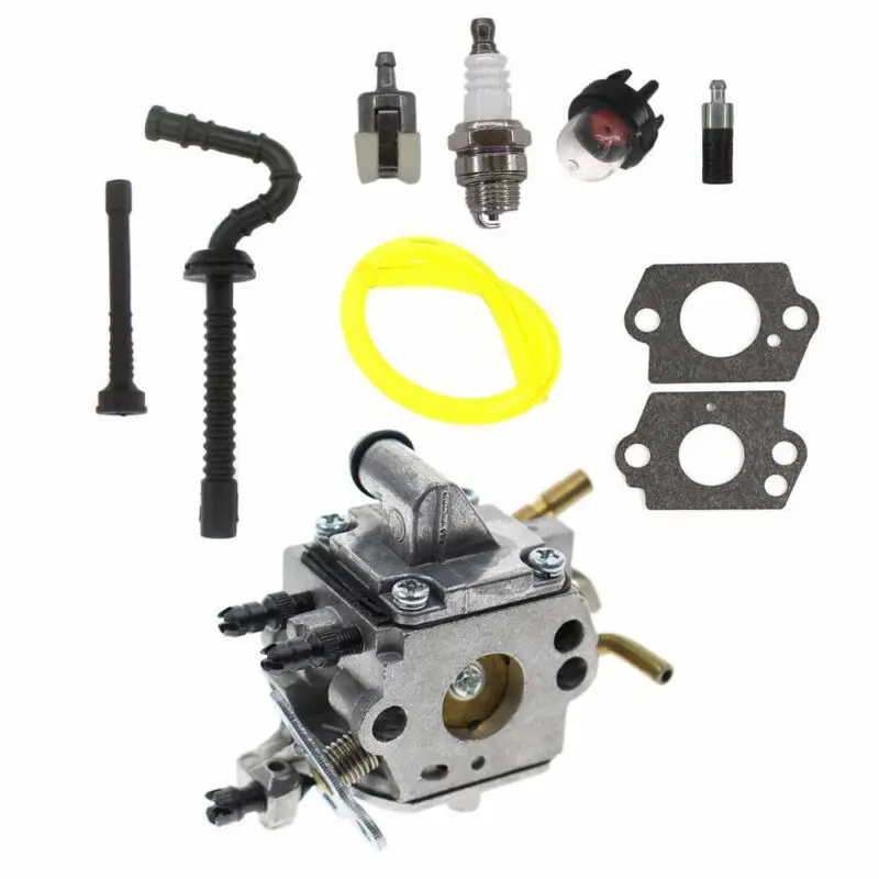 

Chainsaw Carburetor Fuel Hoses Spark Plug Washers Filters Set For Zama C1Q-S258