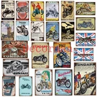 Mike86 ZUNDAPP Triumph Custom Motor жестяной знак потертый Ретро Настенная картина Рождественский подарок 20*30 см