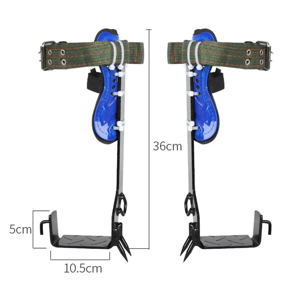 

2 gears tree climbing peak set safety belt adjustable rope accessories steel belt stainess camp rescue belt safety B2C7