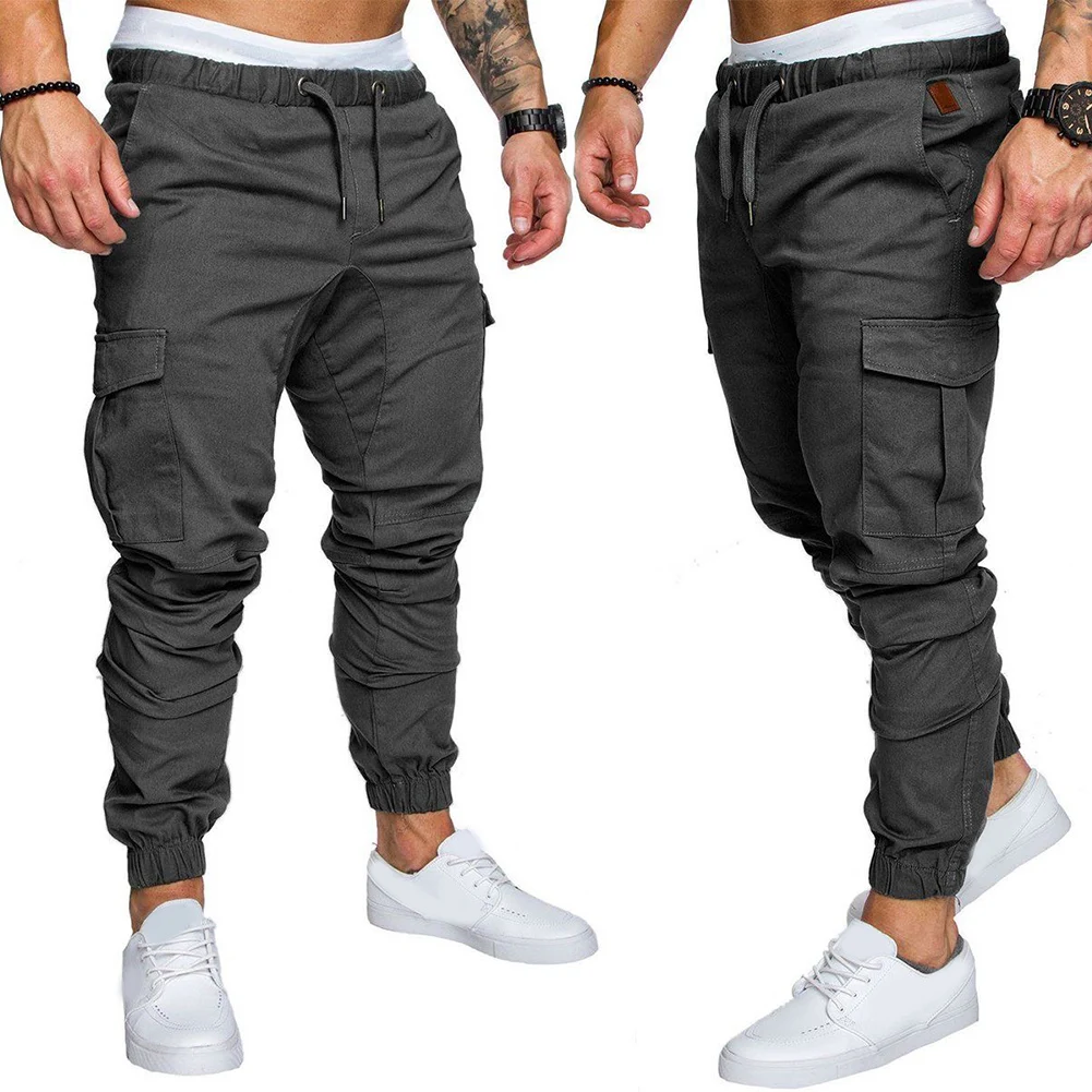 

Men Sports Jogger Fabala Sweatpants Tracksuit Long Pants Jogging Pants Pencil Slim Fit Straight Leg Casual Trousers Sportwear