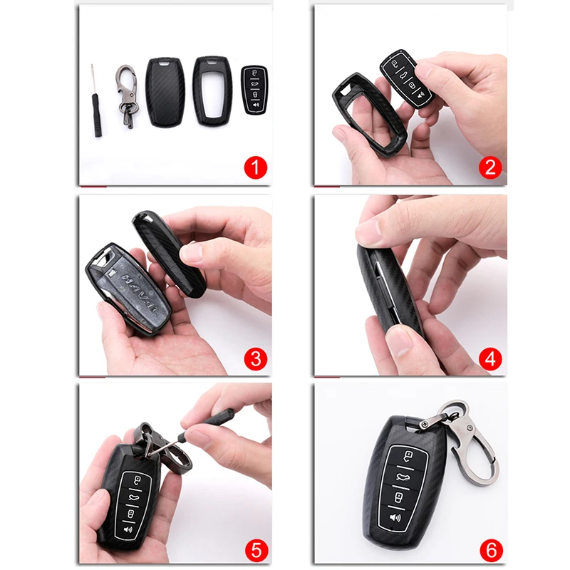 АБС Карбоновый защитный кожух для автомобильного пульта ДУ Jeep Grand Cherokee WK2 SRT Renegade Compass 2th Chrysler 200 300 300C on.