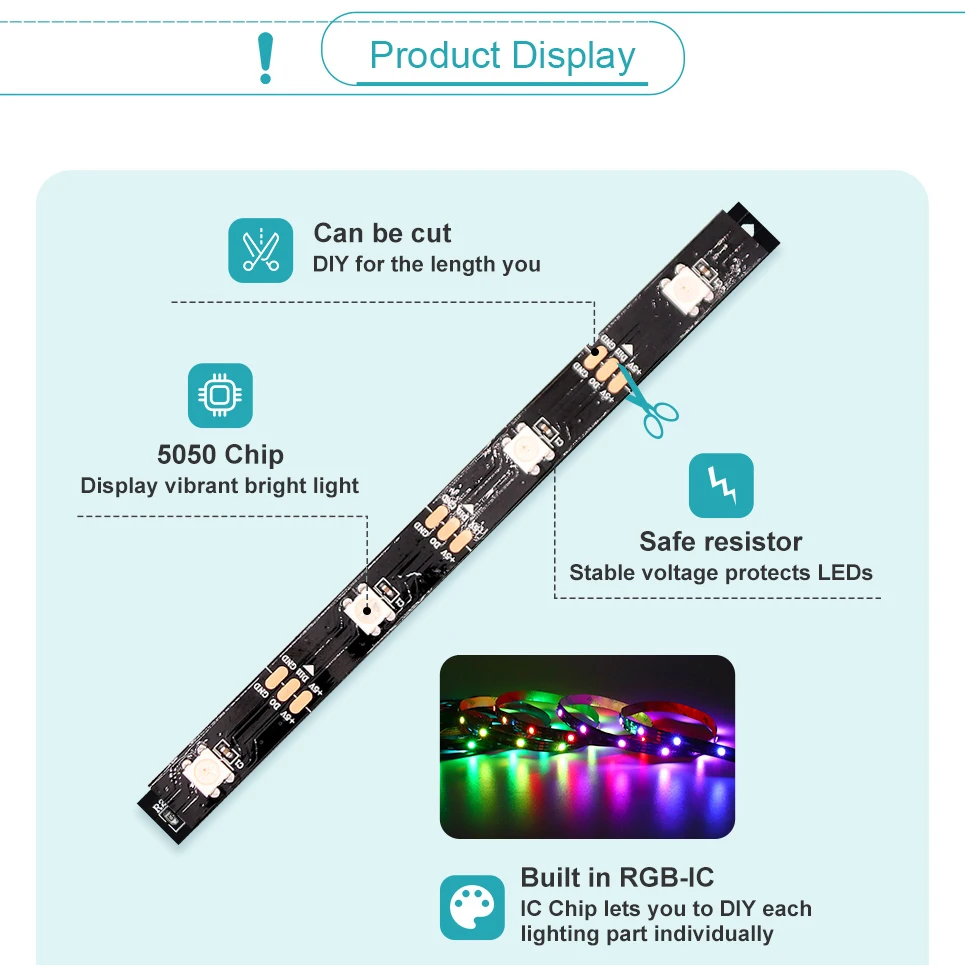 Светодиодная ленсветильник с фейерверком неоновая RGB LED лампа музыкальным