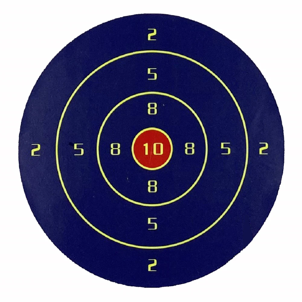 4" 200Pcs/Roll Blue Targets for Shooting 4 Inch Reactive Target Stickers Self Adhesive BB Gun Pellet Airsoft Rifle - купить по