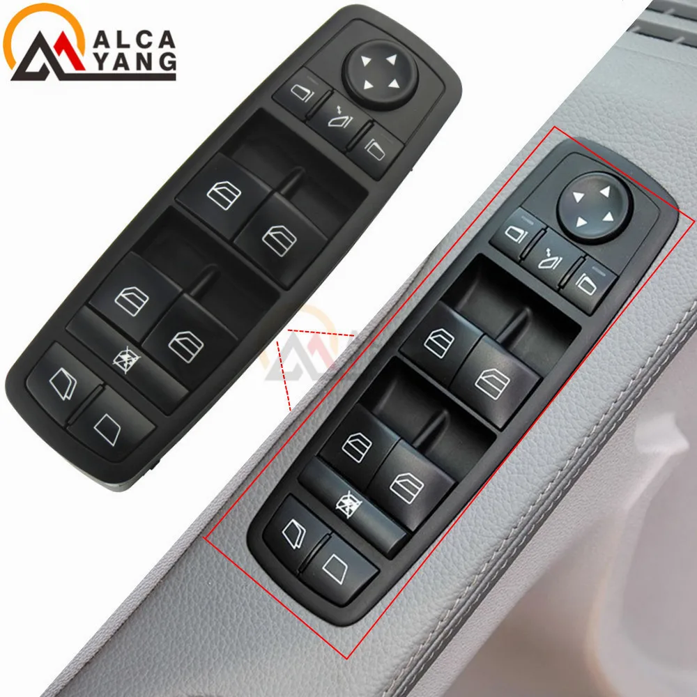 

Malcayang Car styling Good Quality Black Window Master Switch For Benz ML350 W251 X164 GL450 R350 No. A2518300390 2518300390