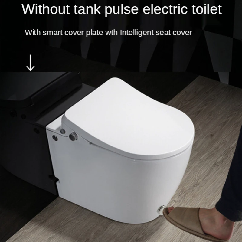 

Усовершенствованный умный туалет с одним нажатием, экономящий воду туалет для небольшой квартиры, бытовой, 58 см